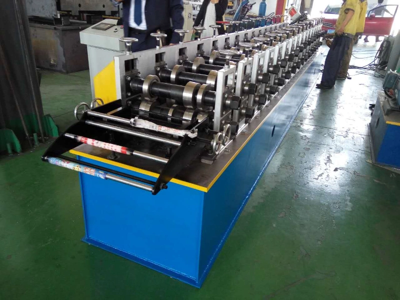 Hot Rolled Coil Metal Roof Panel Roll Forming Machine Steel Profile Roller Shutter Door Gate Frame Shaping Machine