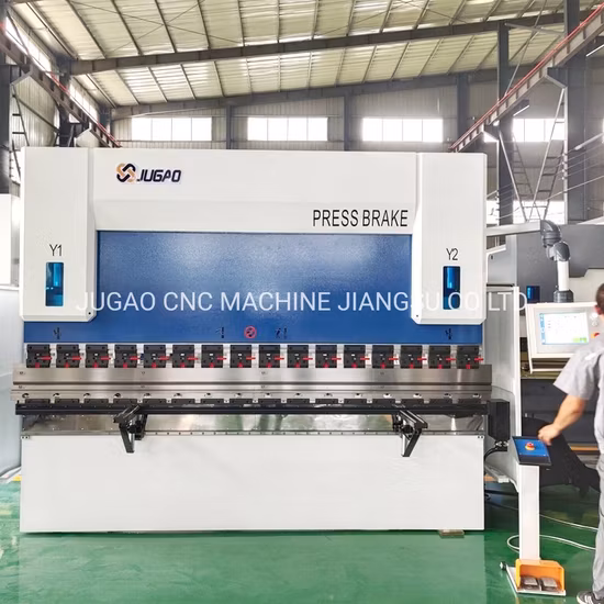 Prensa plegadora hidráulica CNC con controlador Cybtouch12 de 4+1 ejes